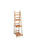 relaxdays Blumentreppe in Braun - (B)41 x (H)161 x (T)50 cm