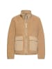 Camel Active Teddy Jacke mit weicher Fleece Innenseite in Sand