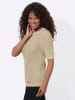 WITT WEIDEN Kurzarm-Pullover in sand