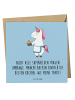 Mr. & Mrs. Panda Deluxe Karte Super Tante mit Spruch in Blau Pastell