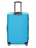 Hauptstadtkoffer Mitte - Großer Reisekoffer Trolley 77cm XXL Erweiterung TSA 130L in Cyanblau