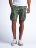 Petrol Industries Camouflage-Cargo-Shorts Wavelet in Grün