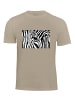 Cotton Prime® T-Shirt Black & White Zebra Eye in beige