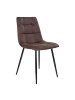 ebuy24 Esszimmerstuhl Midde Braun 2er Set