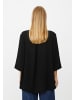 MASAI  3/4-Arm Oversize-Bluse MaDovinia in schwarz