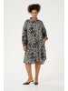KAFFE curve Kleid KCmille Loose fit in Moonstruck / Black Animal
