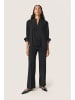 Soaked in Luxury Langarm-Bluse SLVina Lockere Passform in Black