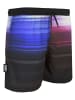 GUGGEN MOUNTAIN Badehose Bilddruck in Pink-Blau