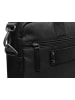 The Chesterfield Brand C40.4000 Leather Laptop Bag Nylon Wax Pull Up Narvik black