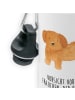 Mr. & Mrs. Panda Trinkflasche Hund Flauschig mit Spruch in Weiß