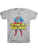 Superman T-Shirt in Grau