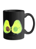 Mr. & Mrs. Panda Keramiktasse Avocado Pärchen ohne Spruch in Schwarz
