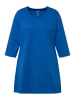 Ulla Popken Longshirt in mittelblau