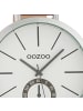 Oozoo Analog-Armbanduhr Oozoo Timepieces pink, rosa extra groß (ca. 48mm)