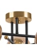 Licht-Erlebnisse Deckenlampe (B)39 x (L)39 x (H)19 cm in Gold SchwarzGold Schwarz