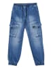 KOROSHI Strick-Jeans-Jogginghose für Jungen in blau