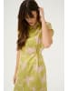 CULTURE Kleid CUmiso Feminine in Green Palm Leaves