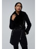 Salsa Jeans Wintermantel Long Shearling in Black