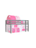 58 aufm Kessel KINDERBETT Karolina 210x114x106 Massivholz Grau Textilset Princess 4