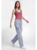 myMo Women Top in pink black