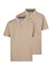 Redmond Poloshirt Basic in Beige