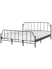 Beliani 2-tlg Doppelbett MAURESSAC in Schwarz