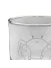 Mr. & Mrs. Panda Whiskey Tumbler Sternzeichen Krebs ohne Spruch in Transparent