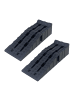 relaxdays 2x Auffahrrampe in Schwarz - (B)33 x (H)21 x (T)90,5 cm