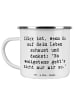 Mr. & Mrs. Panda Kaffeebecher Spruch Glück GemeinMensch mit Spruch in Weiß