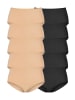 PETITE FLEUR Taillenslip in beige, schwarz