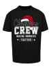 F4NT4STIC Premium Oversize T-Shirt Christmas Crew Weihnachten in schwarz