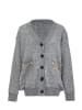 caissa Damen Strickjacke in Hellgrau Melange