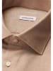 Seidensticker Flanellhemd Shaped in Beige
