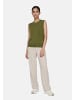 Chiara Ferretti Top in VERDE MILITARE