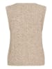 Soaked in Luxury Strickweste SLVespera Gerade Passform in Dune Melange