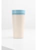 Circular & Co Kaffeebecher 2Go 340 ml 8,4 cm x 8,4 cm x 17 cm in Weiß-Blau