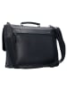 Jost Futura Aktentasche Leder 38 cm Laptopfach black