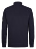 Petrol Industries Waffelstrick-Sweater mit Reißverschluss ironcore in Blau