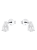 Amor Ohrstecker Silber 925, gelbvergoldet in Silber
