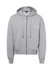 True Religion Sweatjacke in hellgrau weiß - 0001