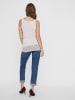 Vero Moda 2er-SET Ärmelloses Top mit Spitzenabschluss am Saum in Weiß-2