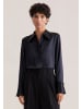 Seidensticker Klassische Bluse Regular in Schwarz