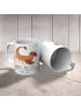 Mr. & Mrs. Panda Cappuccinotasse Skorpion Liebe mit Spruch in Weiß