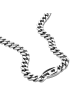 Diesel Kette The Link with Logo Tag in silber