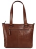 SPIKES & SPARROW Shopper echt Leder in cognac