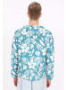 MO Men Jacket in Green White