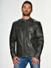 Mustang Lederjacke James in anthrazit