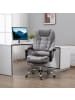 Vinsetto Bürostuhl mit Massagefunktion-65B x 70T x 111-119H cm-Grau