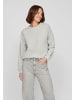 Vila Jumper round neck long sleeves soft sweatshirt look in Grau-2