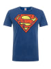 Logoshirt T-Shirt DC Comics – Superman in blau